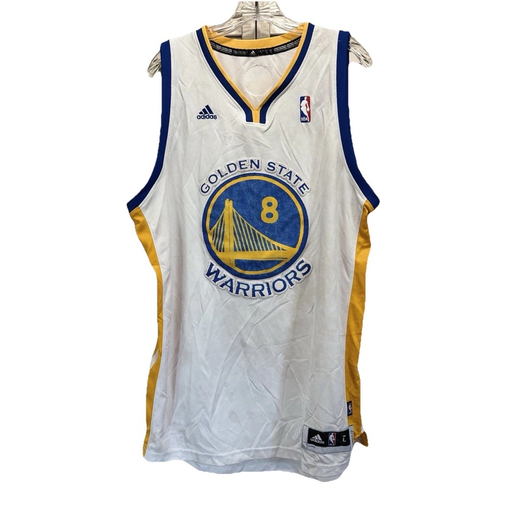 Adidas NBA Golden State Warriors‎ Jersey Tank Sz L #8 Ellis Embroidered Bsktball
